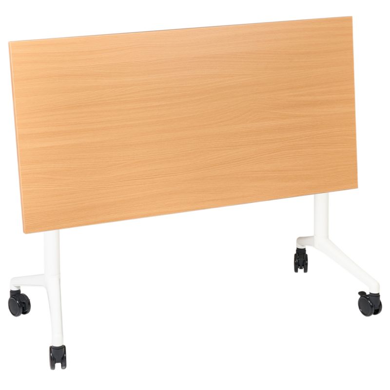 Składane biurko Cavi 120 cm 60 cm Brązowy 1 szt.