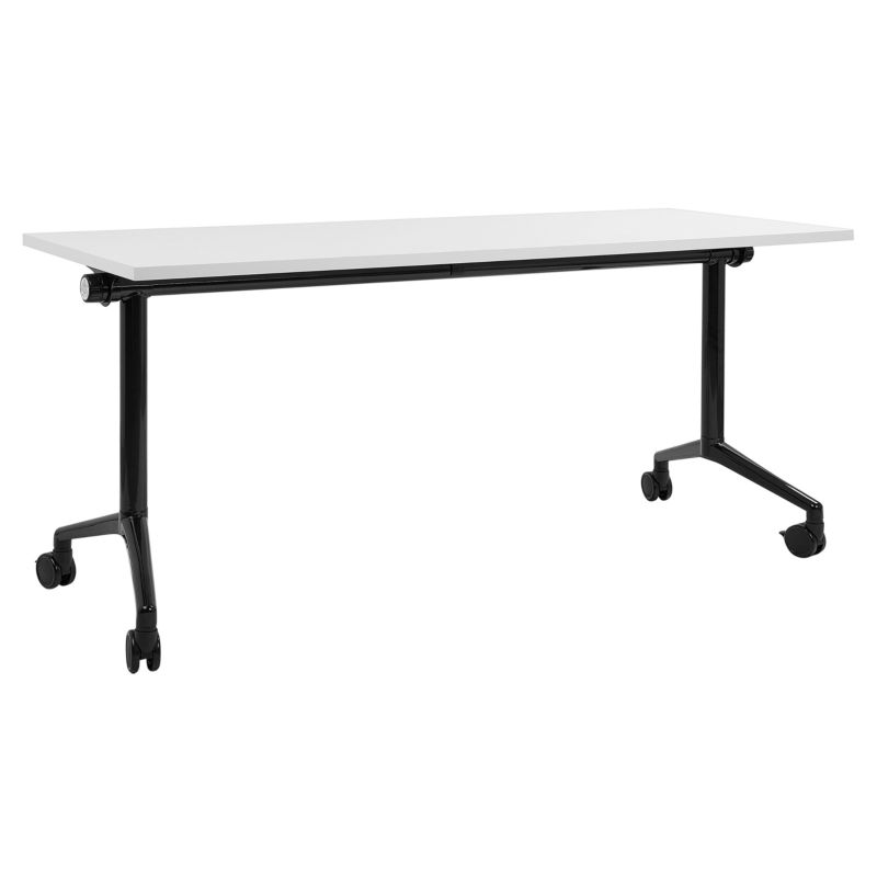 Składane biurko Cavi 160 cm 60 cm z kółkami Biały 1 szt.