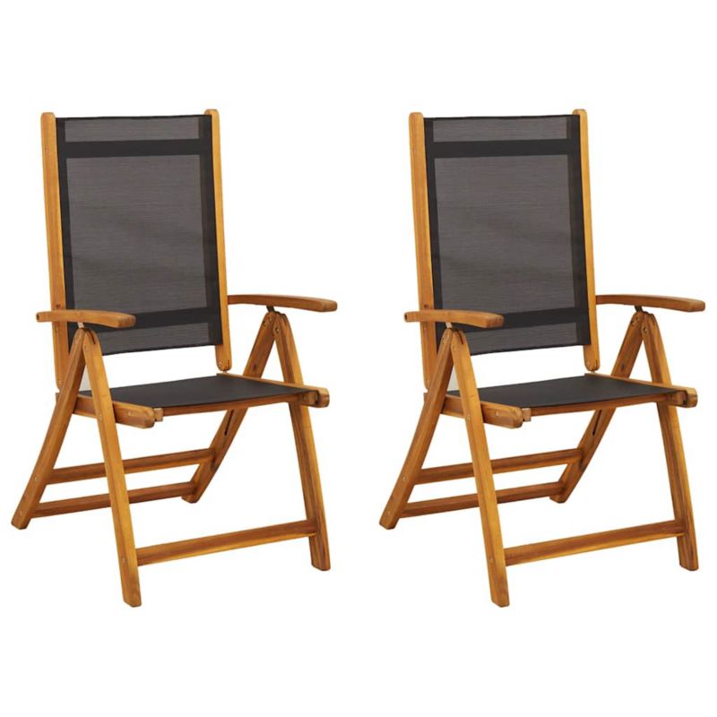 Składane krzesło vidaxl 57.5 x 72 x 109 cm 1 szt