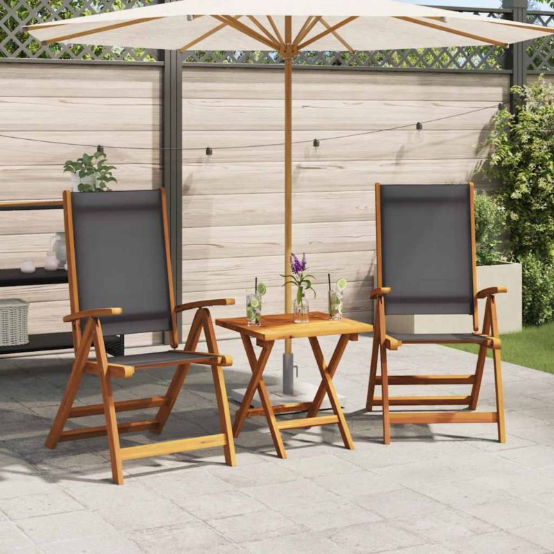 Składane krzesło vidaxl 57.5 x 72 x 109 cm 1 szt