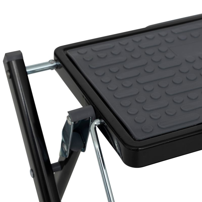 Składany stołek dwustopniowy metalowy 5Five Simply Smart czarny 44,5 cm 1 szt.