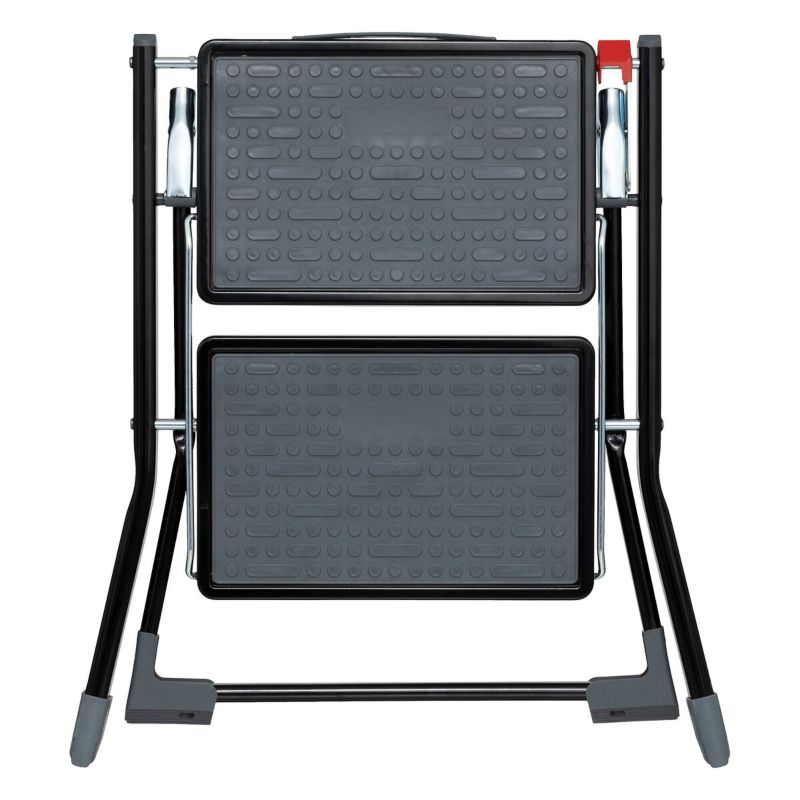 Składany stołek dwustopniowy metalowy 5Five Simply Smart czarny 44,5 cm 1 szt.