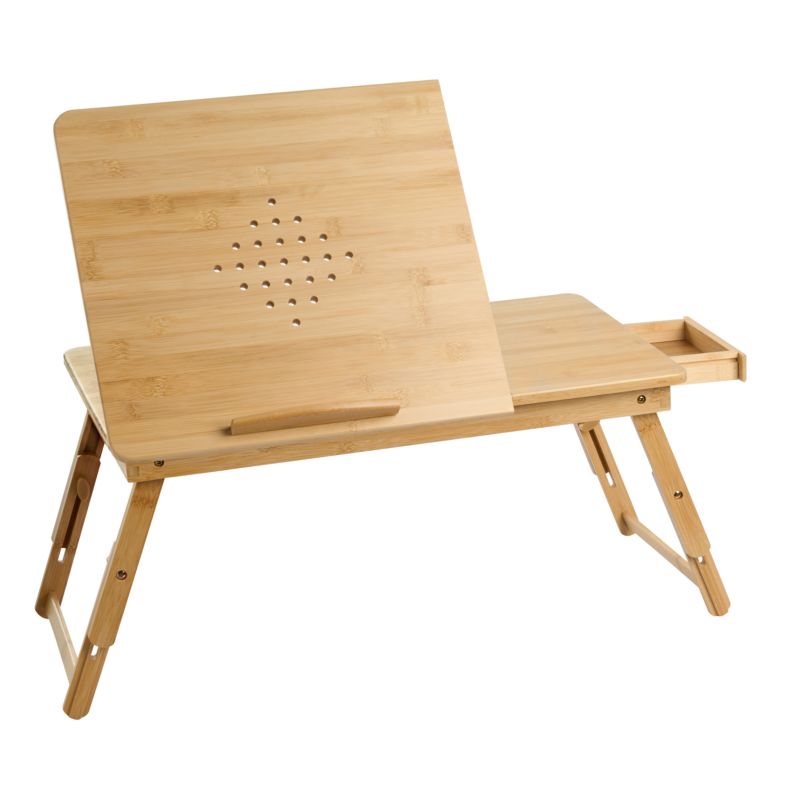 Składany stolik pod laptopa Orge Jasnobrązowy 57 cm 35 cm 1 szt.