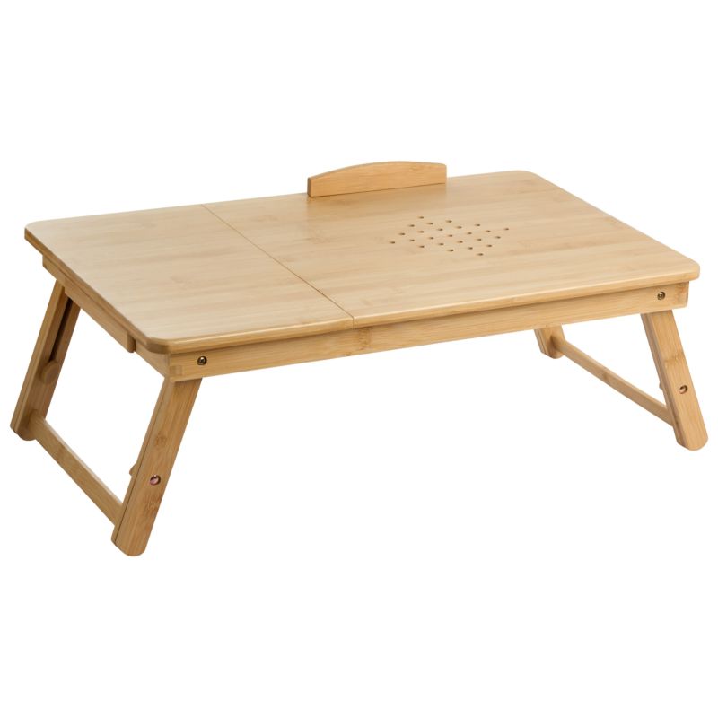 Składany stolik pod laptopa Orge Jasnobrązowy 57 cm 35 cm 1 szt.