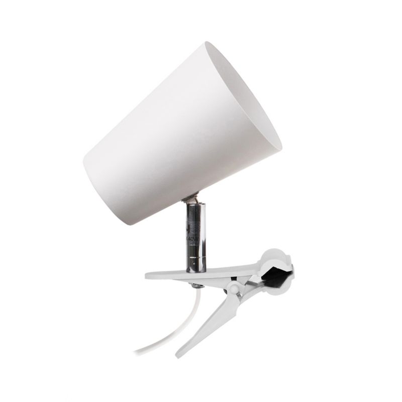 Skandynawska Lampa z Klipsem SPOT Light 1xE14 Max.40W Biały Metal ...