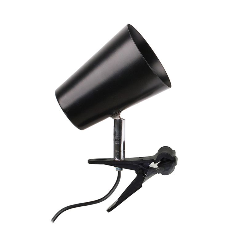 Skandynawska Lampa z Klipsem SPOT Light  1xE14 Max.40W Czarny Metal, Polski Producent, 1 szt.