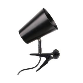 Skandynawska Lampa z Klipsem SPOT Light  1xE14 Max.40W Czarny Metal, Polski Producent, 1 szt.