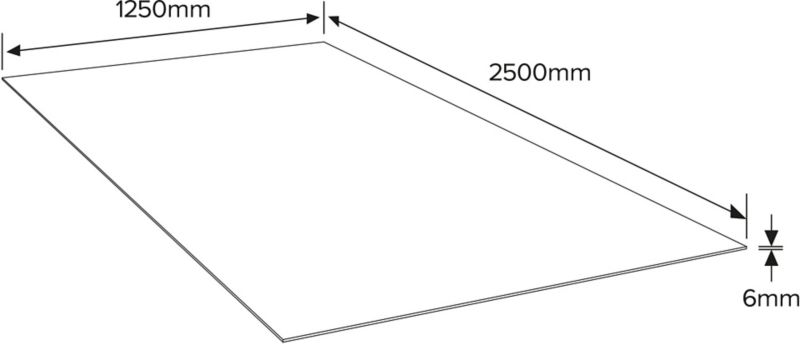 Sklejka liściasta klasa II-III 6 mm 3,125 m2