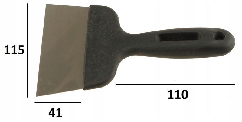 Skrobak FEINZ Malarski Nierdzewny Do Farb Ścian 115Mm 1 szt.