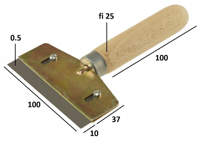 Skrobak FEINZ Zdzierak Malarski 100Mm Wymienne Ostrze 2 szt.