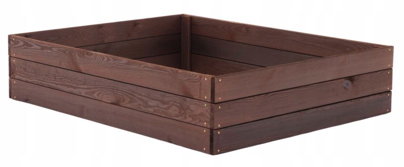 Skrzynia Na Warzywa SunWood Warzywniak Impregnowany 120x100cm Inspekt Zielnik Rabata 1 szt.
