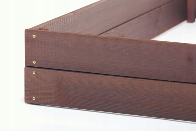Skrzynia na Warzywa Warzywniak SunWood Impregnowany 140x80cm Rabata Zielnik Poradnik 1 szt.