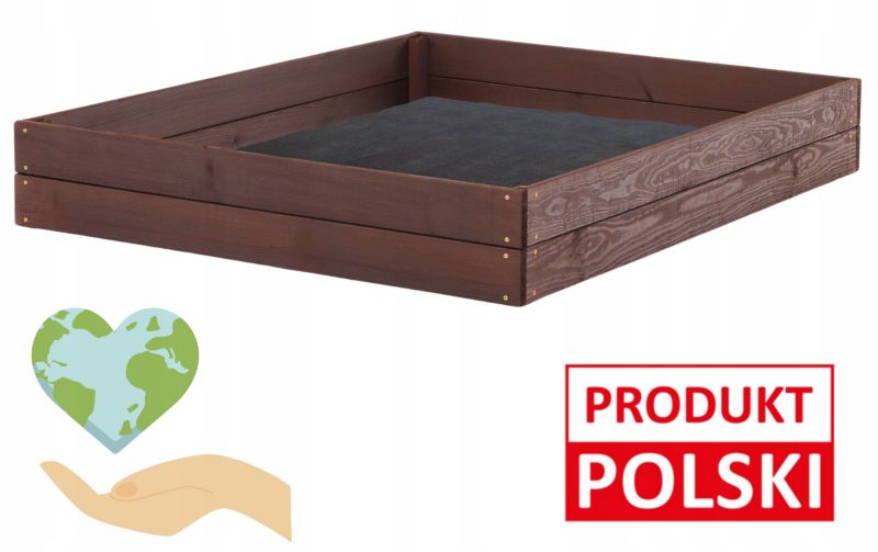 Skrzynia na Warzywa Warzywniak SunWood Impregnowany 140x80cm Rabata Zielnik Poradnik 1 szt.