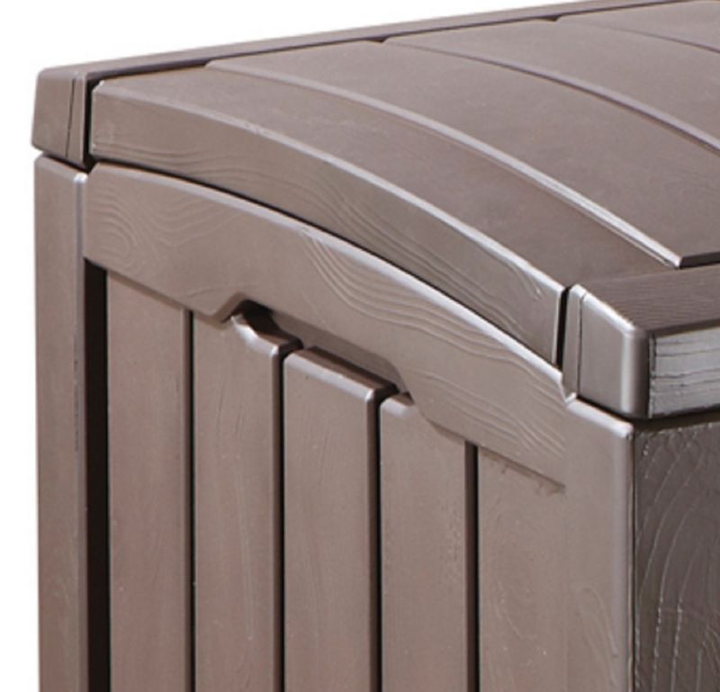 Skrzynia ogrodowa Keter Glenwood 390L 128x65x61 cm Brązowa 1 szt.