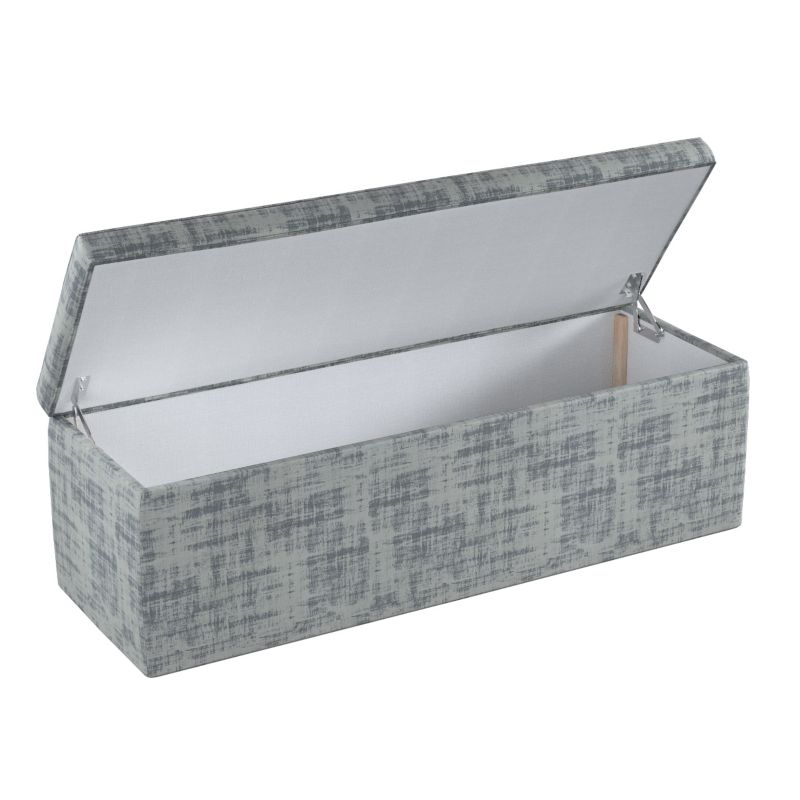 Skrzynia tapicerowana Dekoria 120 x 40 x 40 cm szary beton 1 szt.