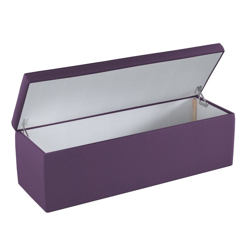 Skrzynia tapicerowana Dekoria 90 x 40 x 40 cm fioletowy 1 szt.
