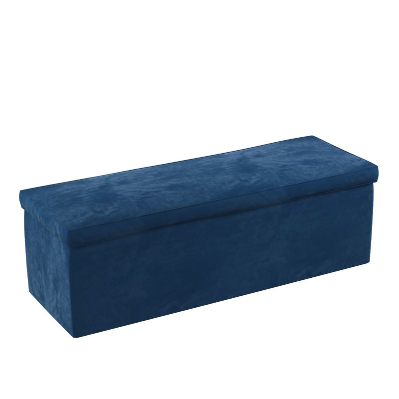 Skrzynia tapicerowana Dekoria 90 x 40 x 40 cm granat 1 szt.