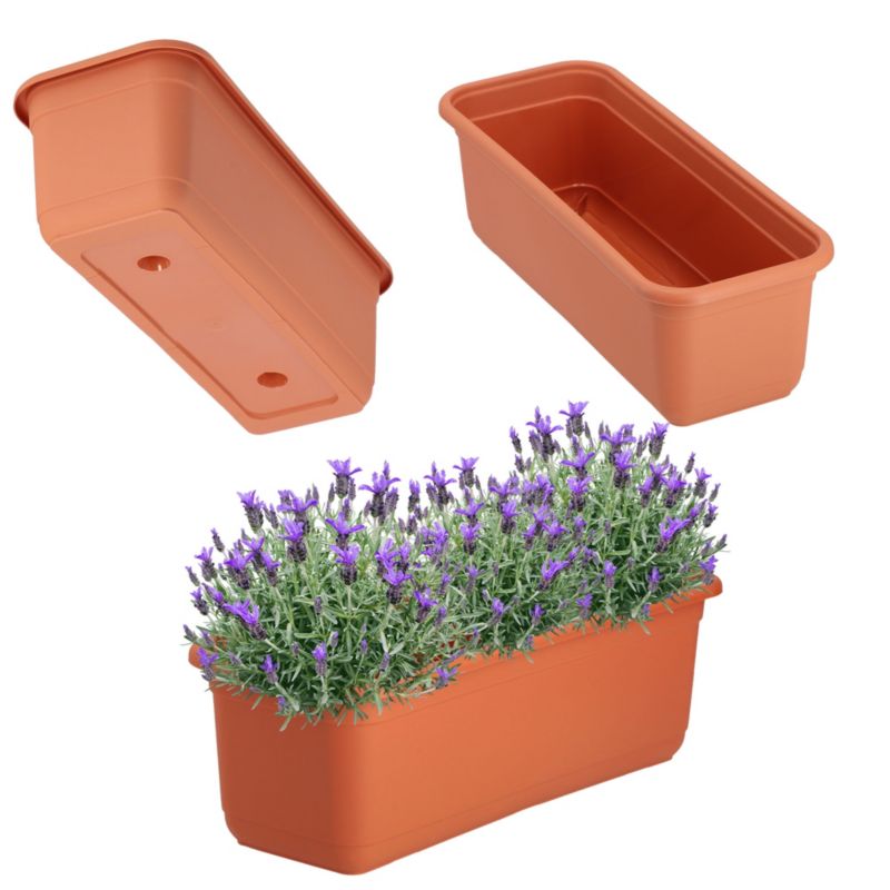 Skrzynka Balkonowa KADAX 40cm Doniczka Na Kwiaty 1 szt.