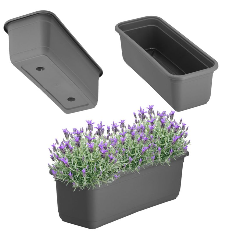 Skrzynka Balkonowa KADAX 40cm Doniczka Na Kwiaty 1 szt.
