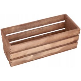 Skrzynka drewniana KOTARBAU balkonowa brązowa 40 cm 1 szt.