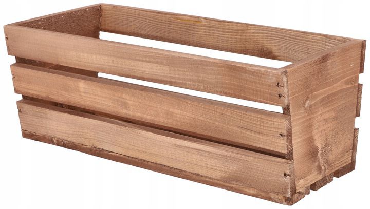 Skrzynka drewniana KOTARBAU balkonowa brązowa 40 cm 1 szt.
