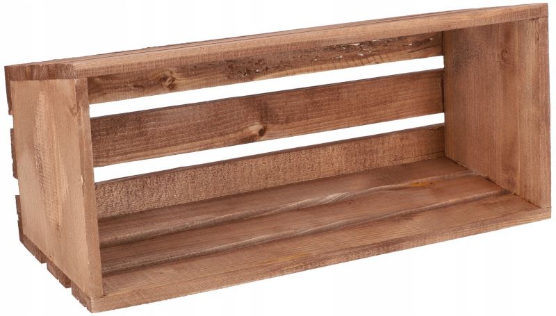 Skrzynka drewniana KOTARBAU balkonowa brązowa 40 cm 1 szt.