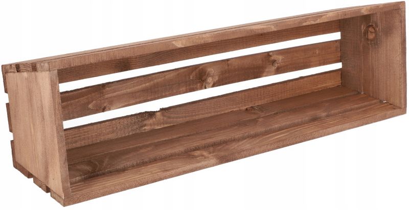 Skrzynka drewniana KOTARBAU balkonowa brązowa 60 cm 1 szt.