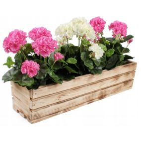 Skrzynka drewniana KOTARBAU balkonowa opalana 60 cm 1 szt.