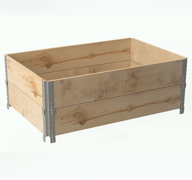 Skrzynka nadstawka paletowa warzywniak drewniany 2szt 120x80x20cm