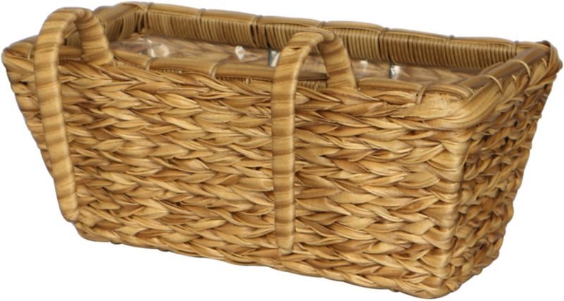 Skrzynka z technorattanu Meven 40 x 20/28 x 18/22 cm