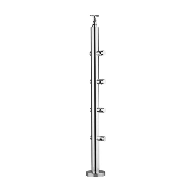 Słupek balustrady Knap MII nierdzewny 85 cm polerowany