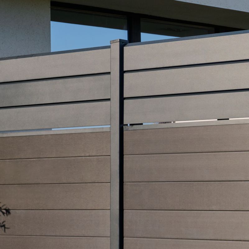 Słupek Klikstrom Neva aluminiowy 139 cm antracyt
