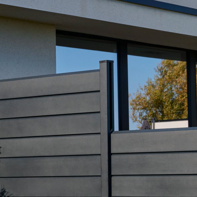 Słupek Klikstrom Neva aluminiowy 139 cm antracyt