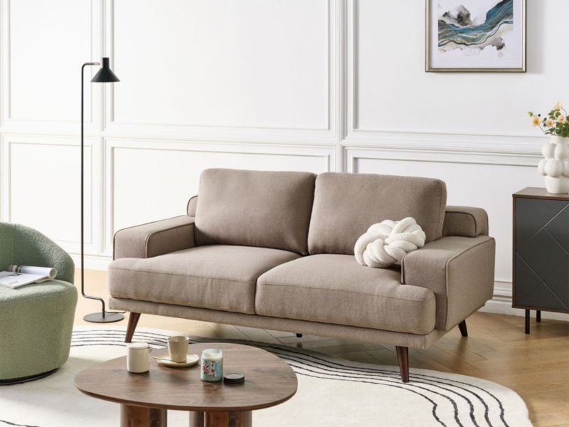 Sofa 2-osobowa brązowa Dalum 1 szt.