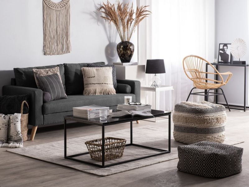 Sofa 2-osobowa ciemnoszara Kalmar 1 szt.