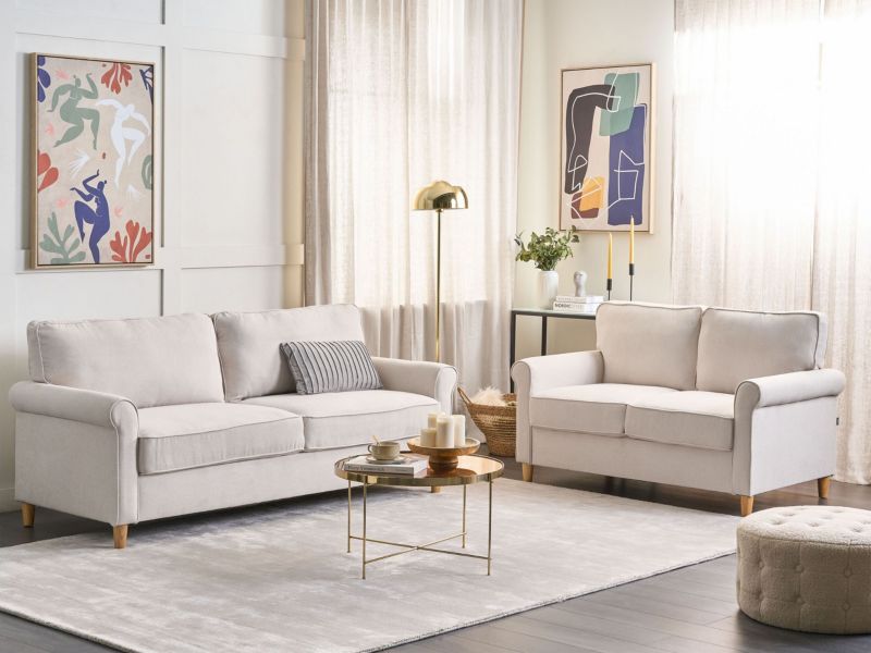 Sofa 2-osobowa jasnobeżowa Ronneby 1 szt.