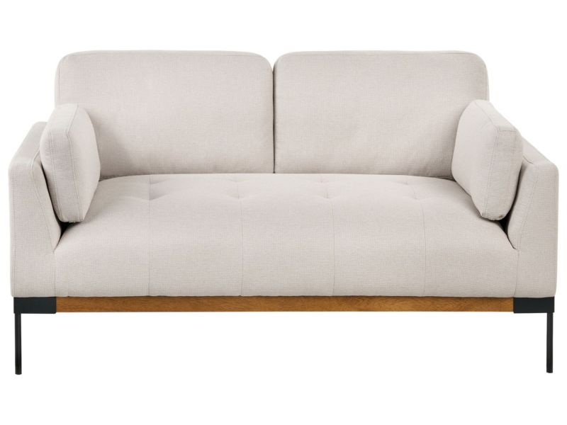 Sofa 2-osobowa jasobeżowa Skaven  1 szt.