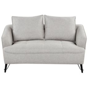 Sofa 2-osobowa szara Hobro 1 szt.