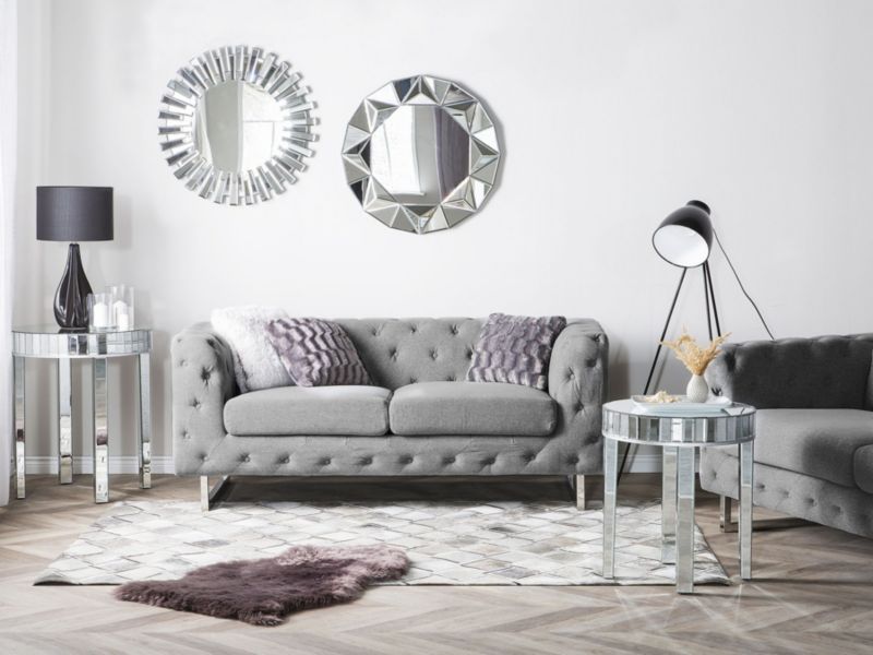 Sofa 2-osobowa szara Vissland 1 szt.