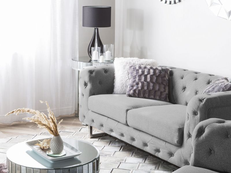 Sofa 2-osobowa szara Vissland 1 szt.