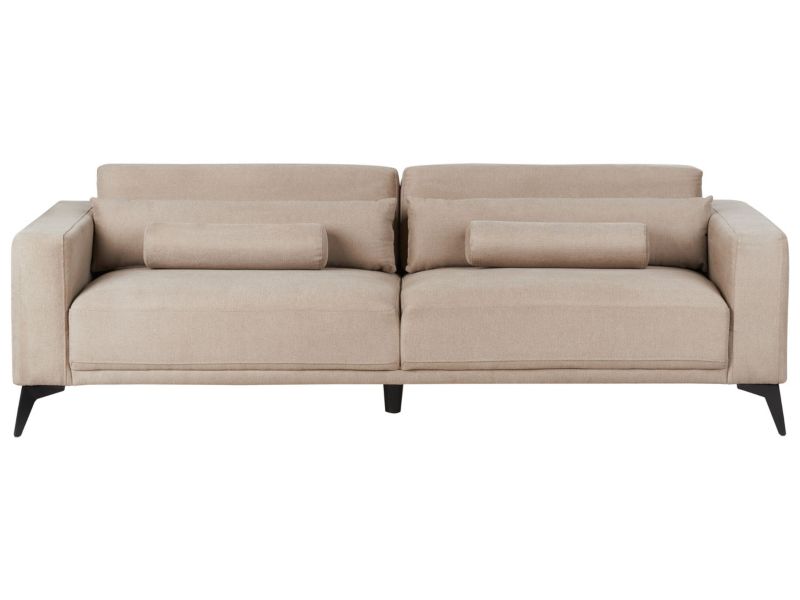Sofa 3-osobowa beżowoszara Ange 1 szt.
