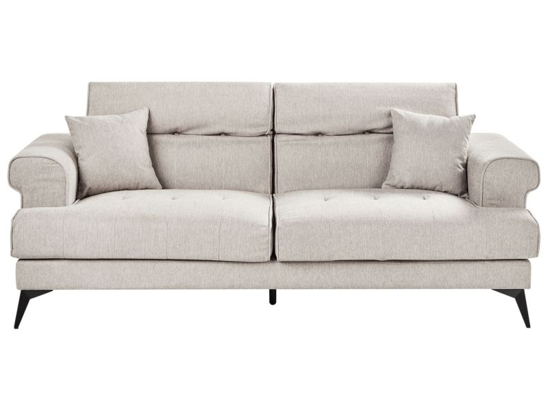 Sofa 3-osobowa beżowoszara Skive 1 szt.