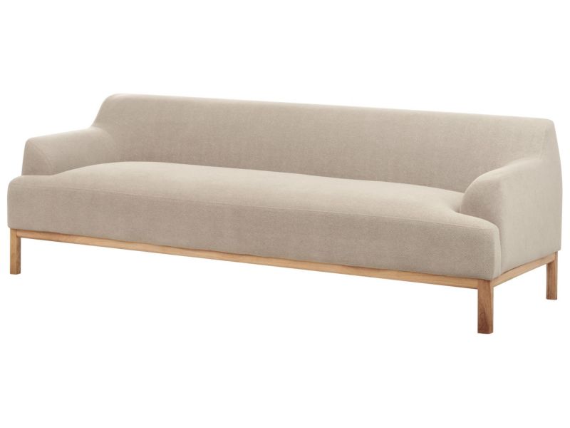 Sofa 3-osobowa beżowoszara Sosjo  1 szt.