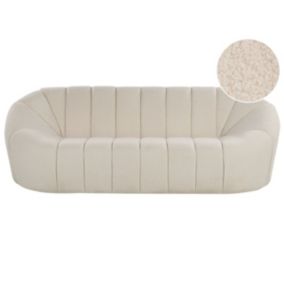 Sofa 3-osobowa boucle biała Lomma 1 szt.
