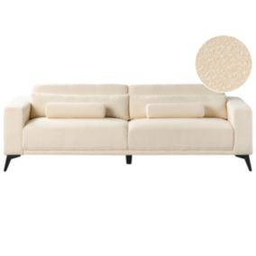 Sofa 3-osobowa boucle złamana biel Ange 1 szt.