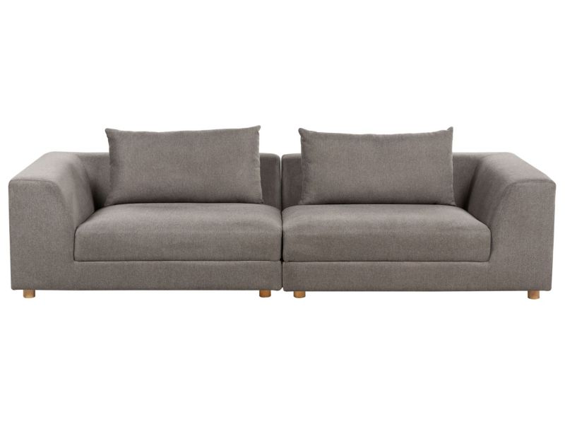 Sofa 3-osobowa brązowa Lermon 1 szt.