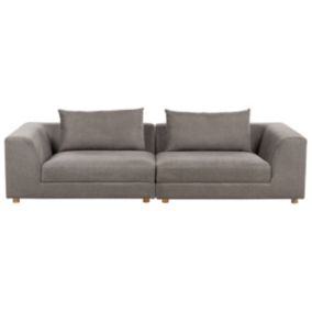 Sofa 3-osobowa brązowa Lermon 1 szt.