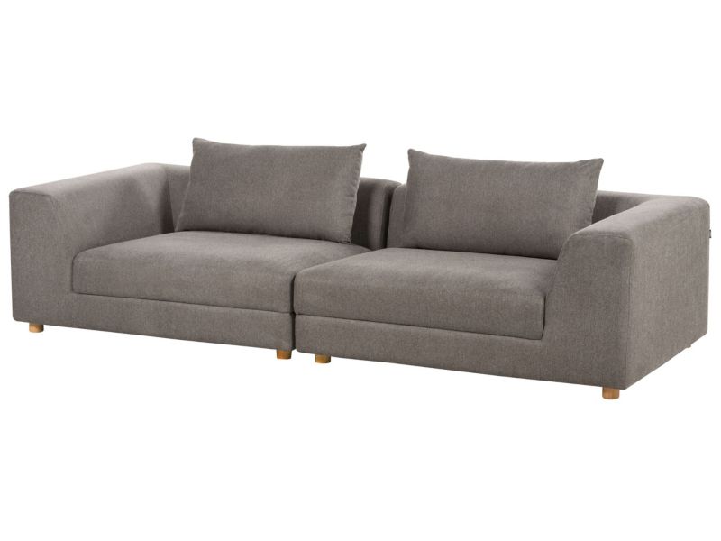 Sofa 3-osobowa brązowa Lermon 1 szt.