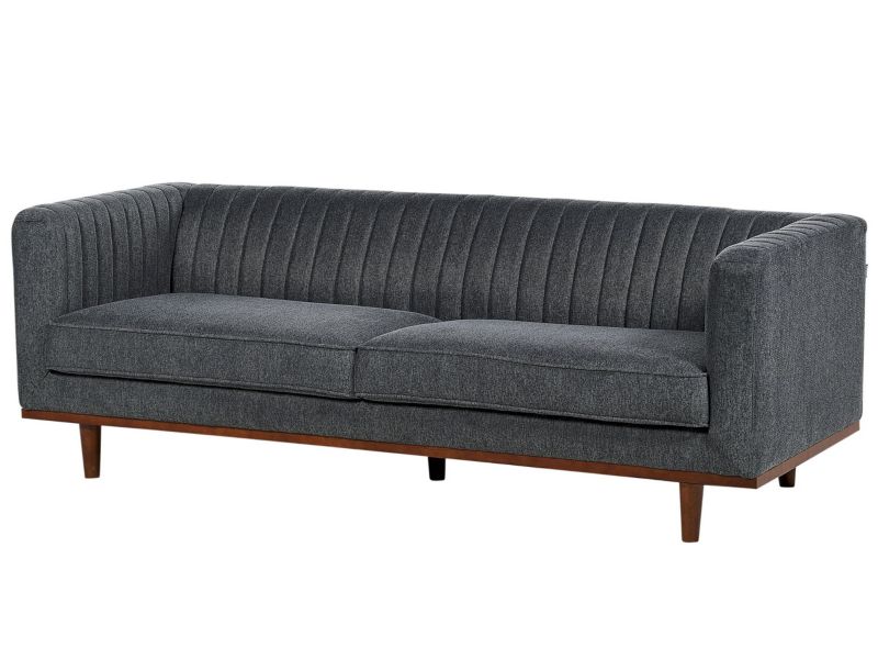Sofa 3-osobowa ciemnoszara Skaule 1 szt.
