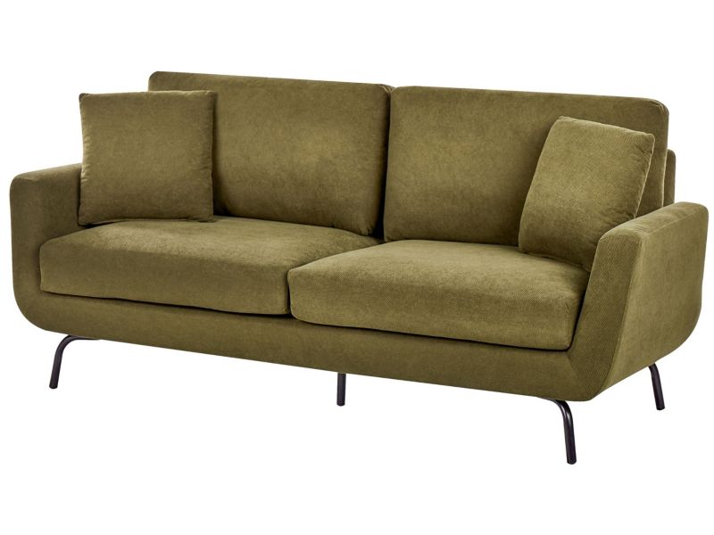 Sofa 3-osobowa ciemnozielona Vesala 1 szt.